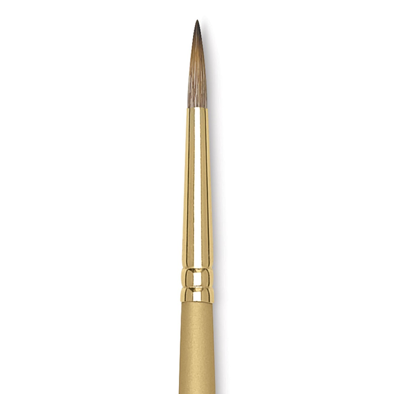 Princeton Synthetic Mongoose Brush - Round, Long Handle, Size 6